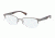 Prada PR50PV Progressive Prescription Eyeglasses LAI1O1-5319 - Brushed Gunmetal Frame