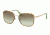 Prada PR52SS Single Vision Prescription Sunglasses PR52SS-7S04K1-58 - Lens Diameter 58 mm, Frame Color Pale Gold