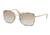 Prada PR52SS Single Vision Prescription Sunglasses PR52SS-UAO4S2-58 - Lens Diameter 58 mm, Frame Color Silver
