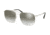 Prada PR52TS Sunglasses 1AP4S1-60 - Matte Silver Frame, Gradient Grey Mirror Silver Lenses