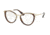Prada PR53UVF Single Vision Prescription Eyeglasses 2AU1O1-52 - Havana Frame