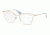 Prada PR54UV Eyeglass Frames ZVN1O1-51 - Pale Gold Frame