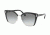 Prada PR56TS Sunglasses 1AB0A7-57 - Black/Silver Frame, Grey Gradient Lenses