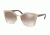 Prada PR56TS Sunglasses VHR4O0-57 - Light Brown/pale Gold Frame, Gradient Brown Mirror Silver Lenses