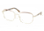 Prada PR64MV #AAX1O1 - Light Gold / Brown Flame Demo Lens Frame