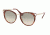 Prada PR66TS Single Vision Prescription Sunglasses PR66TS-UE03H2-54 - Lens Diameter 54 mm, Frame Color Pink Havana