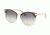 Prada PR66TS Single Vision Prescription Sunglasses, 54mm, Striped Grey, PR66TS-MRU130-54-SV