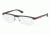 Prada PS04CV Progressive Prescription Eyeglasses 1BO1O1-5516 - Gunmetal Demi Shiny Frame