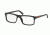 Prada PS04GV Single Vision Prescription Eyeglasses UB21O1-53 - Matte Brown Frame