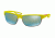 Prada PS50QS Sunglasses TIK4J2-64 - Yellow Rubber/Matte Gunmetal Frame, Emerald Iridium Lenses