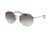 Prada PS54RS Sunglasses 1BC0A7-56 - Silver Frame, Grey Gradient Lenses