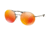 Prada PS54RS Sunglasses 5AV5M0-56 - Gunmetal Frame, Brown Mirror Orange Lenses
