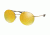 Prada PS54RS Sunglasses ZVN5N0-56 - Pale Gold Frame, Brown Orange 24k Iridium Lenses