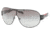Prada PS56NS Sunglasses 1BO3M1-0137 - Demi Shiny Black Frame, Gray Gradient Lenses