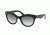 Prada TRIANGLE PR23QS Sunglasses 1AB0A7-53 - Black Frame, Grey Gradient Lenses