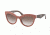 Prada TRIANGLE PR23QS Sunglasses TFS0A6-53 - Opal Pink/pink Frame, Brown Gradient Lenses