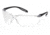 Pyramex Neshoba Safety Glasses w/Clear Lens, Black S9710S