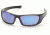 Pyramex Outlander Safety Glasses, Black Frame/Ice Blue Mirror Lens SB8065D
