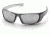 Pyramex Outlander Safety Glasses, Nickel Frame/Silver Mirror Lens SNK8070D