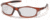 Pyramex Solara Safety Glasses - Trans Orange Frame, Gray Lens