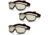 Pyramex V2G Safety Glasses - Indoor/Outdoor Mirror Anti-Fog Lens, Pack of 3