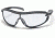 Pyramex XS3 Safety Glasses - Clear Anti-Fog Lens, Black Frame SB4610ST
