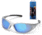 Pyramex Zone II Safety Eyewear - Ice Blue Mirror Lens, Silver Frame SS3365E3