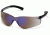 Pyramex Ztek Safety Glasses - Blue Mirror Lens, Blue Mirror Frame S2575S