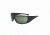 Radians VG75PBX Vengeance Shooting Glasses Black Soft Touch Frame Green Polarize