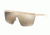 Ralph Lauren RL7056 Sunglasses 91696G-40 - Matte Light Gold Frame, Super Mirror Gold Lenses