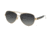 Ralph RA4114 Sunglasses 3133T3-58 - Gold/Black Frame, Grey Gradient Polarized Lenses