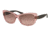 Ralph RA5190 Sunglasses 137614-56 - Wine/Satin Dark Tortoise Frame, Brown Rose Gradient Lenses