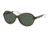 Ralph RA5192 Sunglasses 102671-58 - Brown Frame, Green Solid Lenses