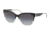 Ralph RA5247 Sunglasses 56958G-55 - Top Black / Crystal Frame, Gradient Grey Lenses