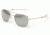 Randolph Aviator 23K Gold Frame, Gray Flash Mirror Glass Lens, 23K Gold Frame, 55MM AF51663