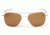 Randolph Aviator 23K Gold Frame, Tan Glass Lens, 23K Gold Frame, 52MM AF21612