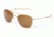 Randolph Aviator 23K Gold Frame, Tan Glass Lens, 23K Gold Frame, 55MM AF51612
