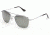 Randolph Aviator Bright Chrome Frame, Gray Flash Mirror Glass Lens, Bright Chrome Frame, 55MM AF53463