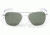 Randolph Aviator Progressive Prescription Sunglasses, White Gold Frame, Polarized, AF5G664PR