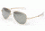 Randolph Concorde 23K Gold Frame, Gray Flash Mirror Glass Lens, 23K Gold Frame, 57MM CR71663