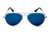 Randolph Concorde Matte Chrome Frame, Blue Sky PC Lens, Matte Chrome Frame, 57MM CR74468-PC