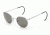 Randolph P-3 Bright Chrome Frame, Gray Glass Lens, Bright Chrome Frame, 49/23MM P3P3711