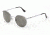 Randolph P-3 Bright Chrome Frame, Gray Polarized Glass Lens, Bright Chrome Frame, 49/23MM P3P3434