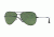 Ray-Ban AVIATOR FLAT METAL RB3513 Sunglasses 153/71-58 - Demi Glos Black Frame, Dark Green Lenses