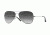 Ray-Ban AVIATOR FLAT METAL RB3513 Sunglasses 154/8G-58 - Demi Gloss Sandblast Silver Frame, Grey Gradient Lenses