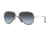 Ray-Ban AVIATOR FLAT METAL RB3513M Sunglasses 164/T3-56 - Demi Glos Sand Silver Frame, Grey Gradient Dark Grey Polar Lenses