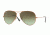 Ray-Ban Aviator Large Metal II Sunglasses RB3026 9002A6-62 - Shiny Medium Bronze Frame, Green Gradient Brown Lenses