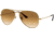Ray-Ban Aviator Large Metal RB3025 Sunglasses, Arista Crystal Brown Gradient, RB3025 001/51-6214