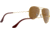 Ray-Ban Aviator Large Metal RB3025 Sunglasses, Arista Crystal Brown Polarized, RB3025 001/57-5814