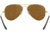 Ray-Ban Aviator Large Metal RB3025 Sunglasses, Arista Crystal Brown Polarized, RB3025 001/57-5814